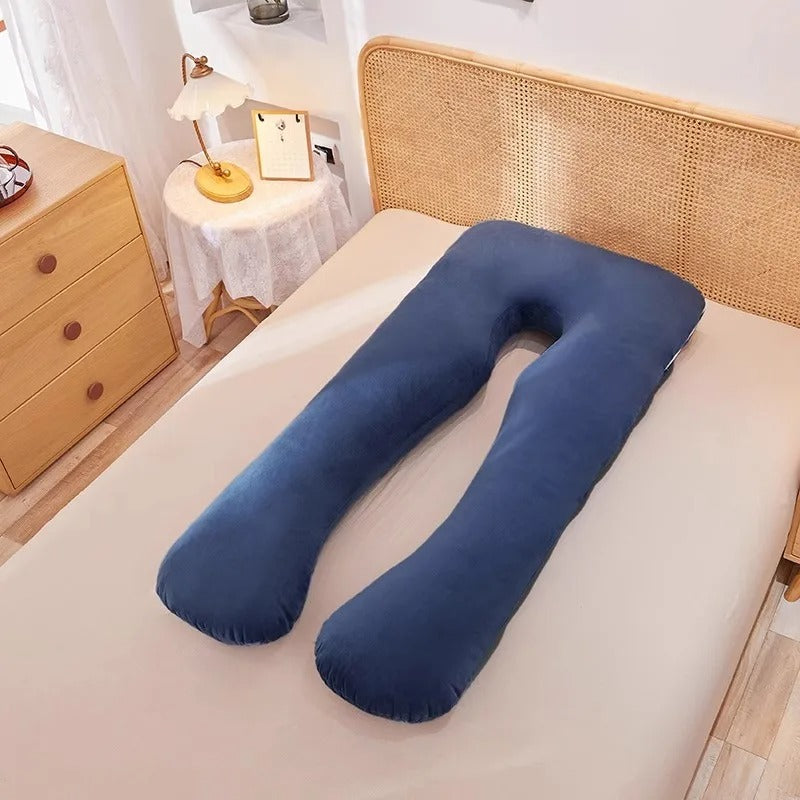 U-Shaped Pregnancy Pillow – Full Body Maternity Support for Back & Belly Sleep - COOLCrown Store