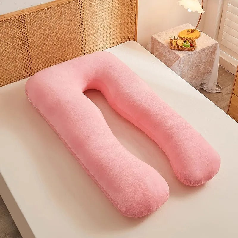 U-Shaped Pregnancy Pillow – Full Body Maternity Support for Back & Belly Sleep - COOLCrown Store