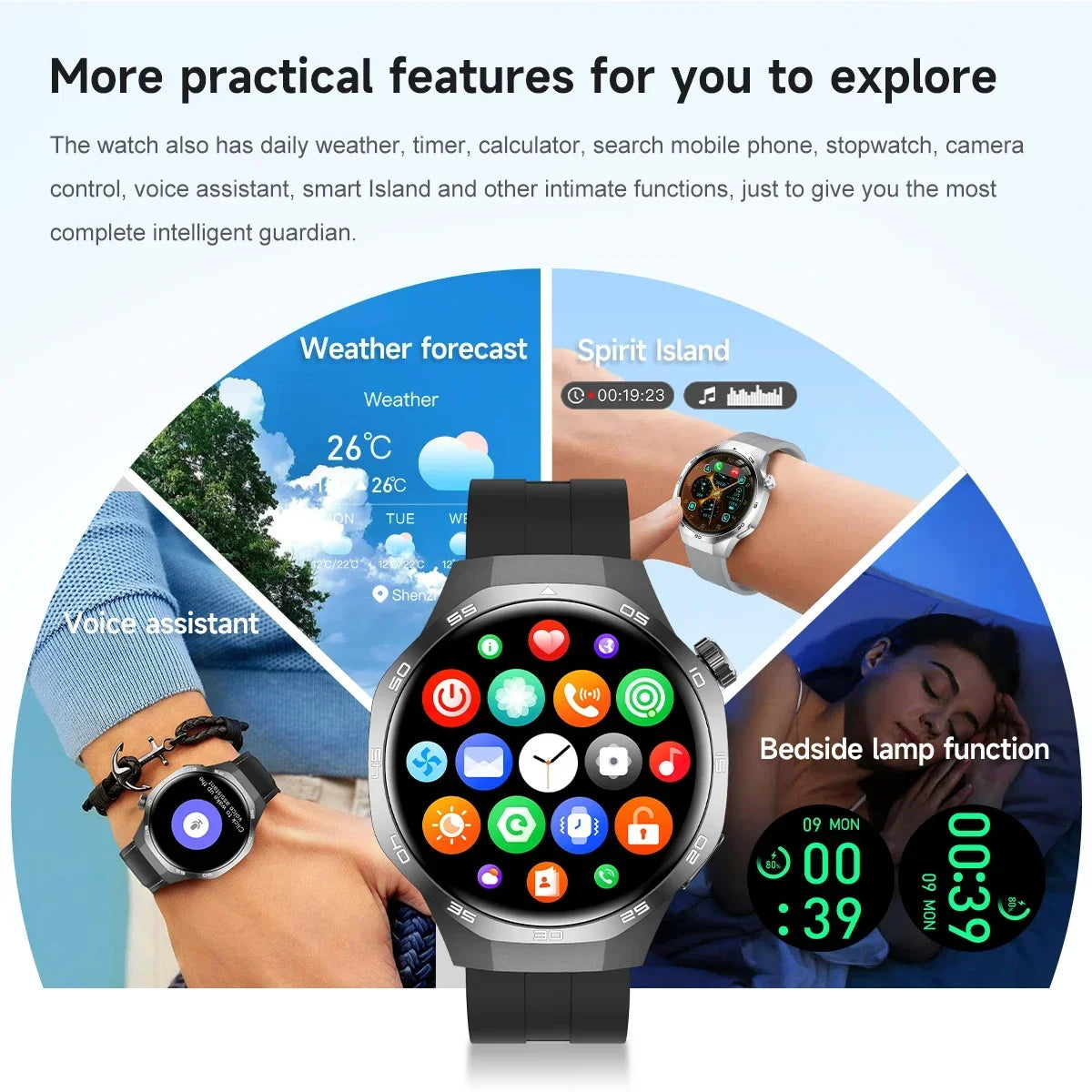 Huawei GT5 Pro Max Smart Watch – Advanced GPS & Health Smartwatch for Men