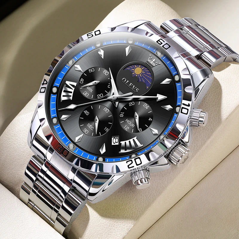 Original Moon Phase Men’s Luminous Waterproof Watch