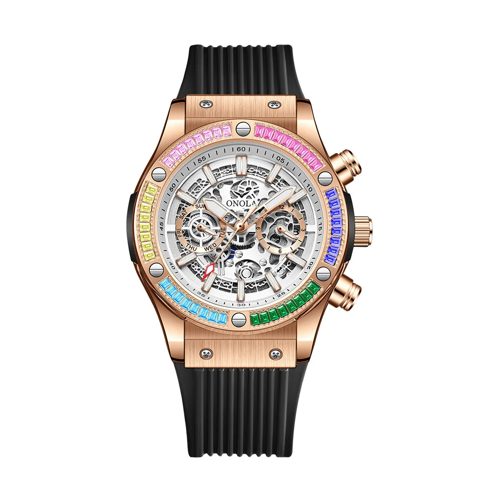 Luxury Mechanical Watch Men Waterproof Luminous Sports Design