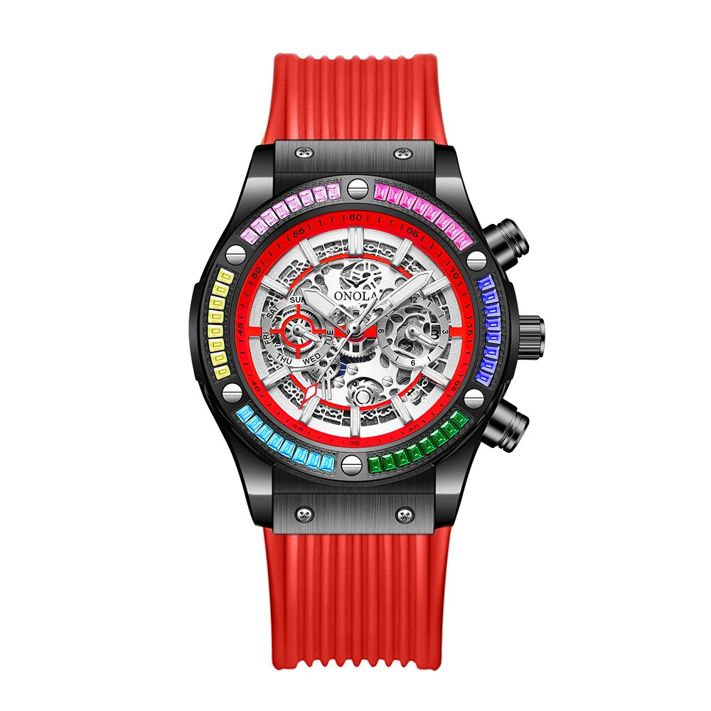 Luxury Mechanical Watch Men Waterproof Luminous Sports Design