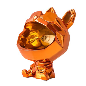 Cool Dog Figurine Storage Box Decor