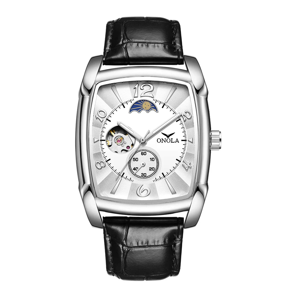 Retro Luxury Men’s Automatic Mechanical Watch Waterproof Night Light