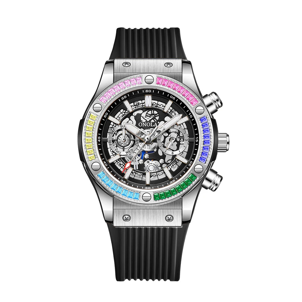 Luxury Mechanical Watch Men Waterproof Luminous Sports Design