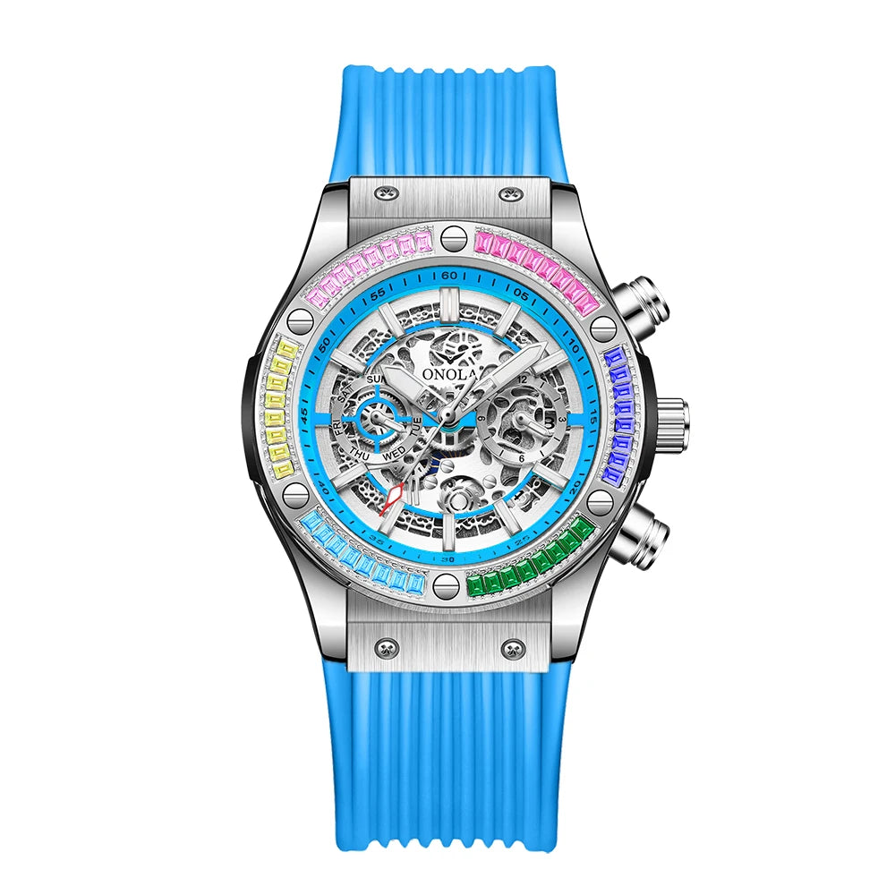 Luxury Mechanical Watch Men Waterproof Luminous Sports Design