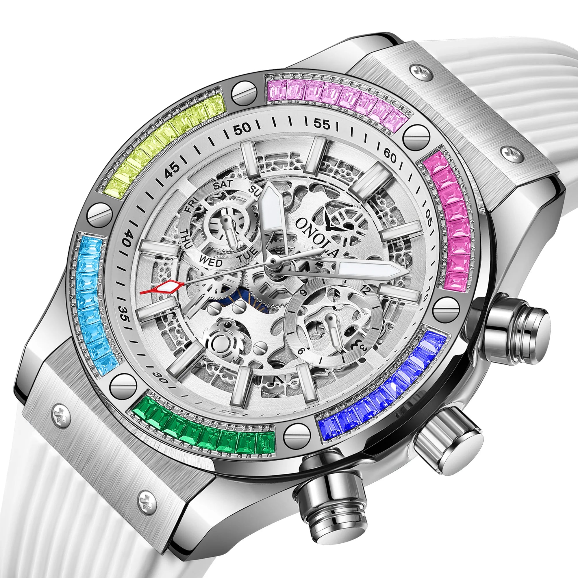 Luxury Mechanical Watch Men Waterproof Luminous Sports Design