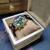 Luxury Men’s Wooden Chronograph Watch – Unique Design, Stylish Gift Timepiece