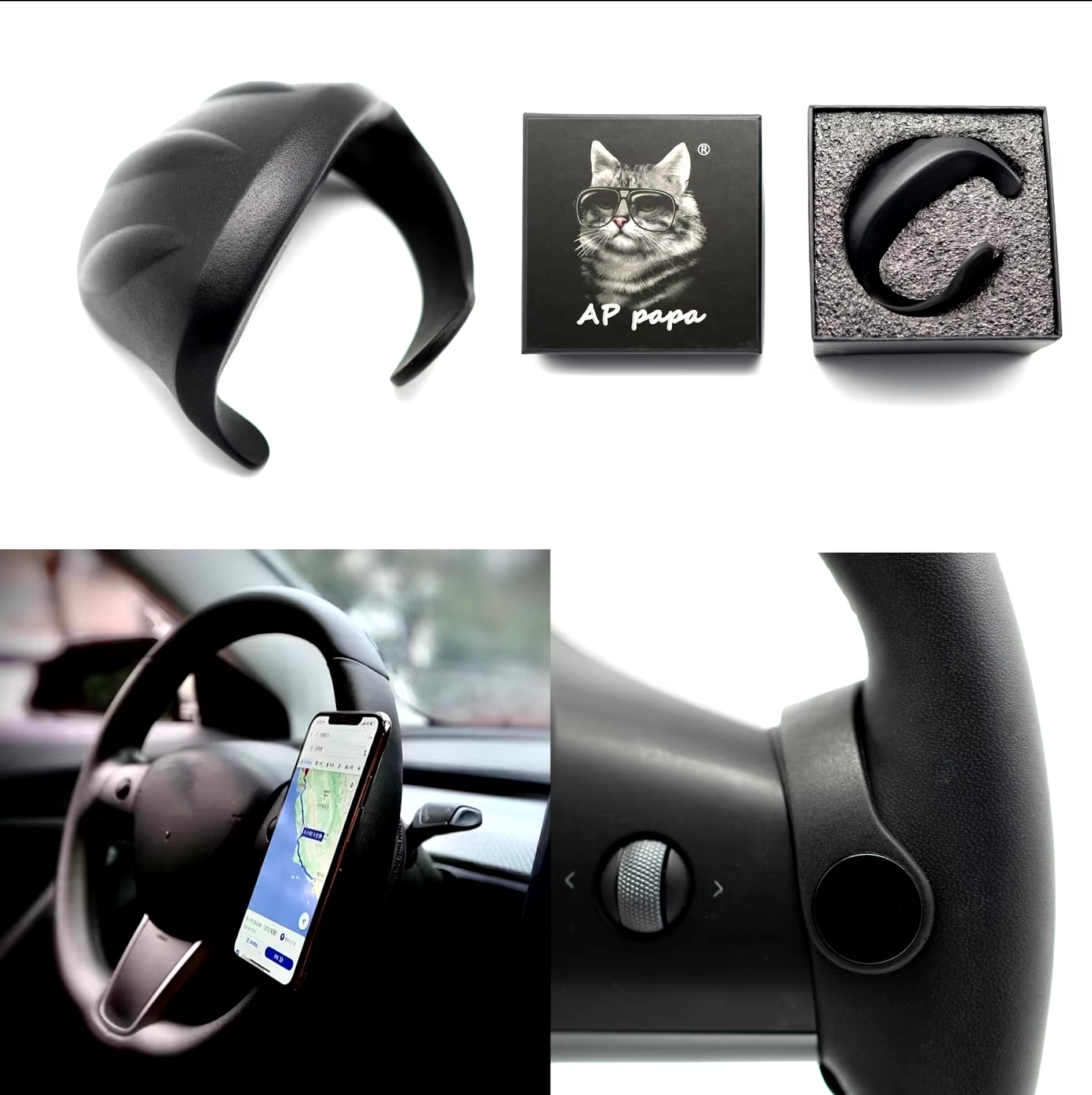Assisted Steering Wheel Device For Tesla 3 Y - COOLCrown Store