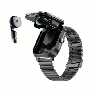 Smart Watch With Bluetooth Earphones