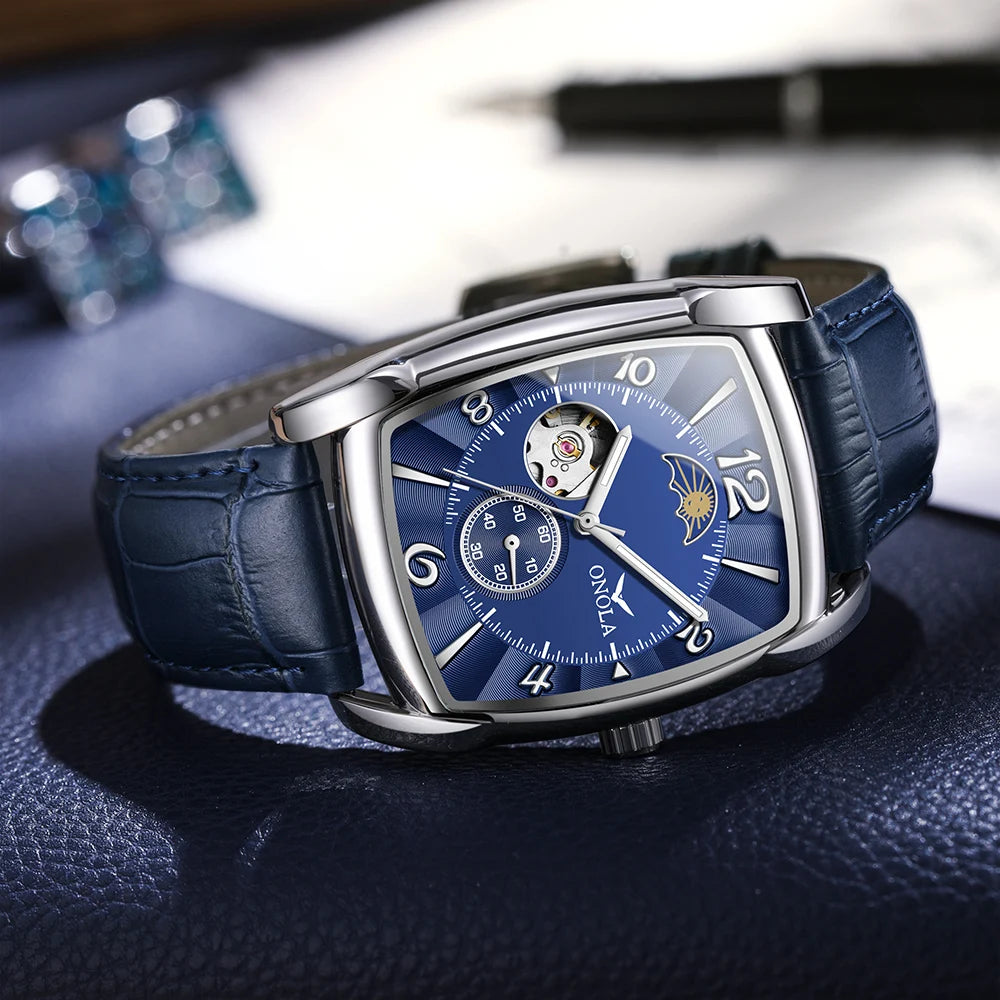 Retro Luxury Men’s Automatic Mechanical Watch Waterproof Night Light