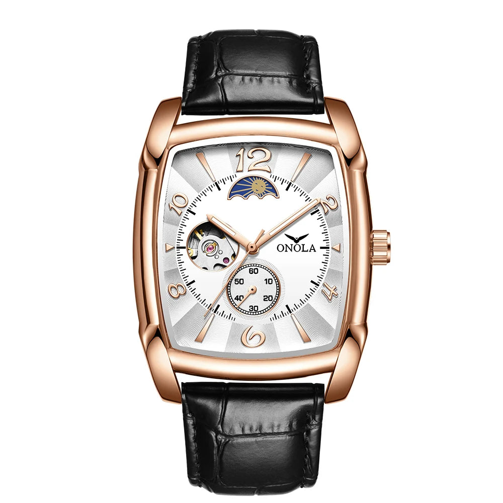 Retro Luxury Men’s Automatic Mechanical Watch Waterproof Night Light