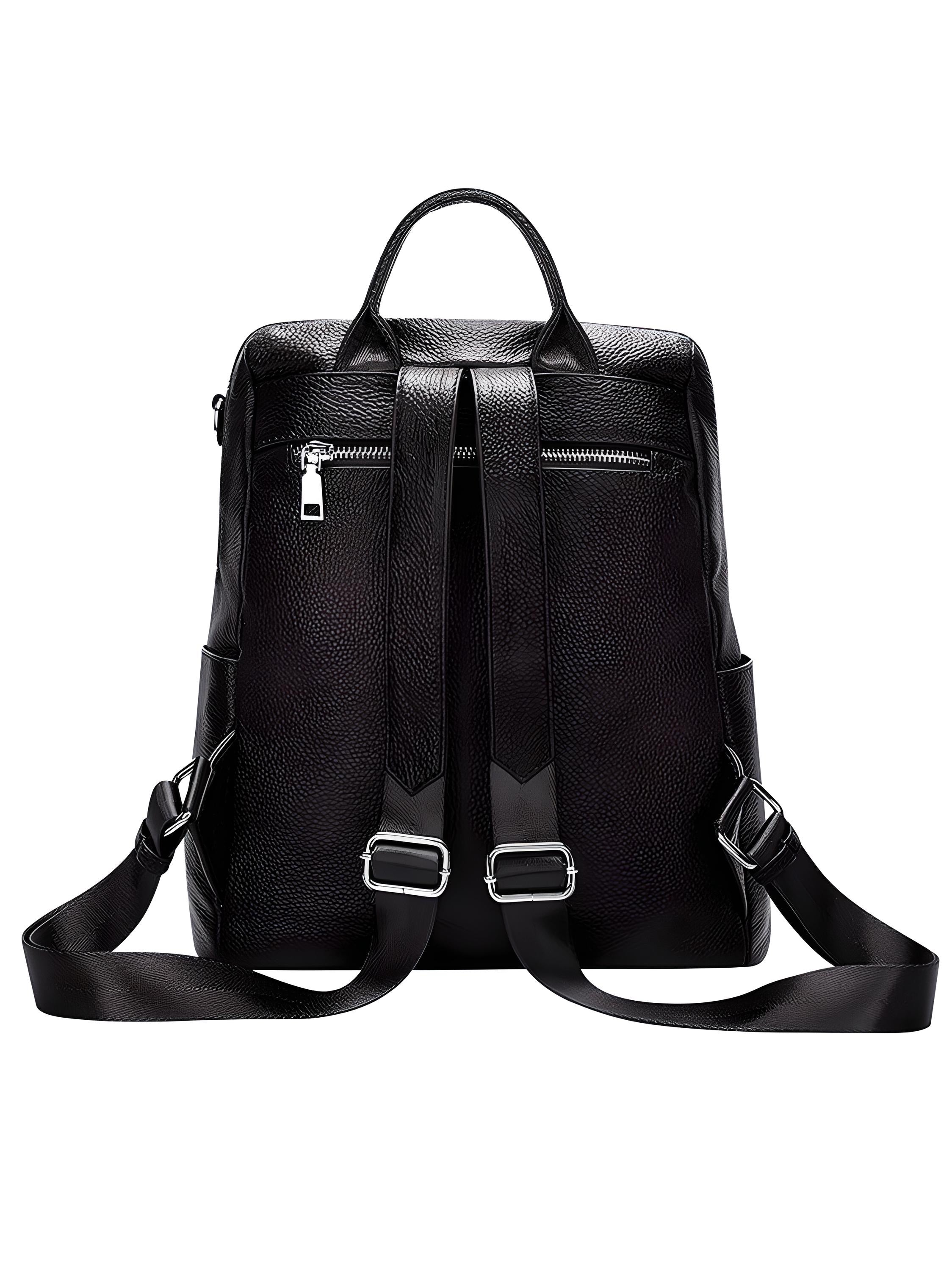 Genuine Leather Crossbody Backpack for Women