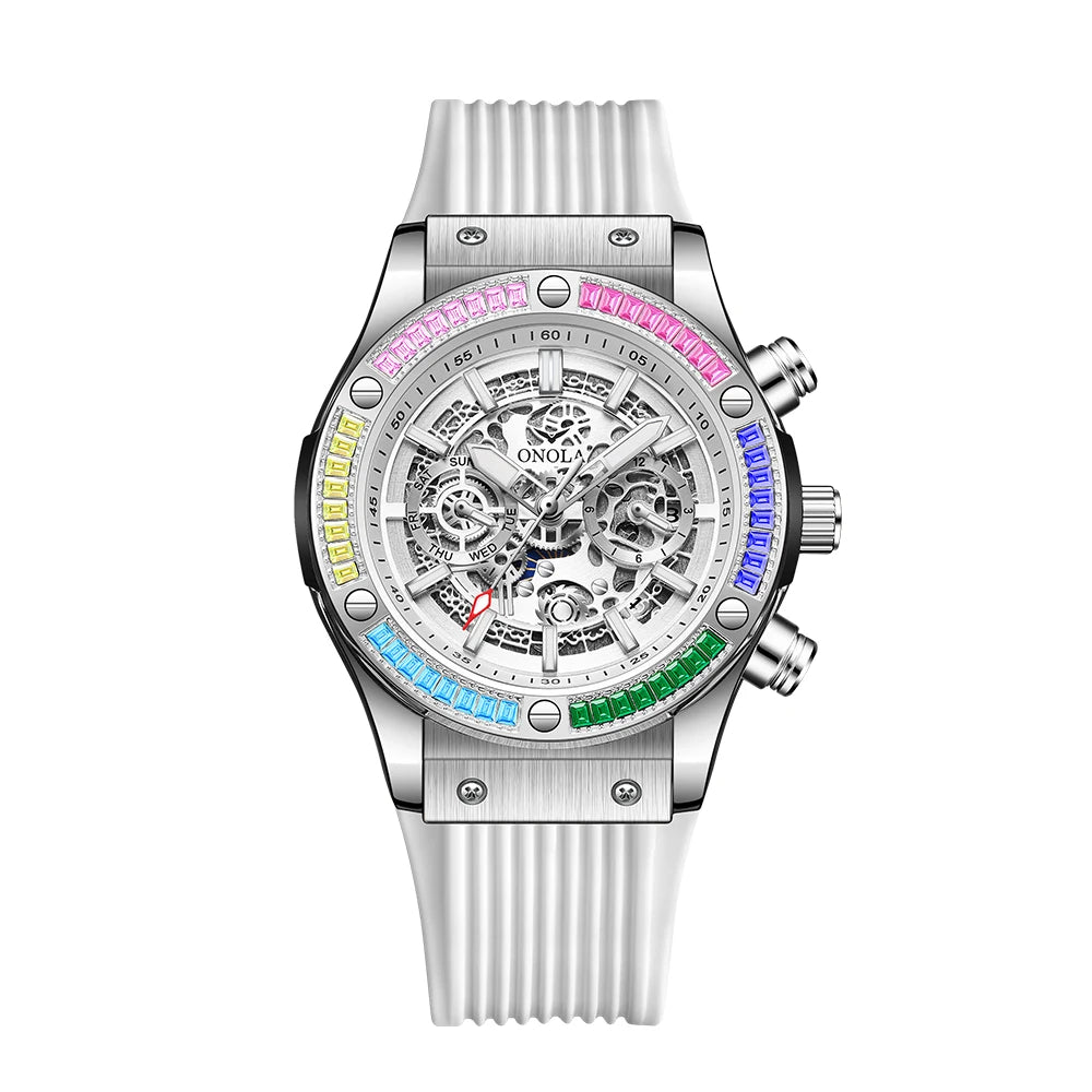 Luxury Mechanical Watch Men Waterproof Luminous Sports Design