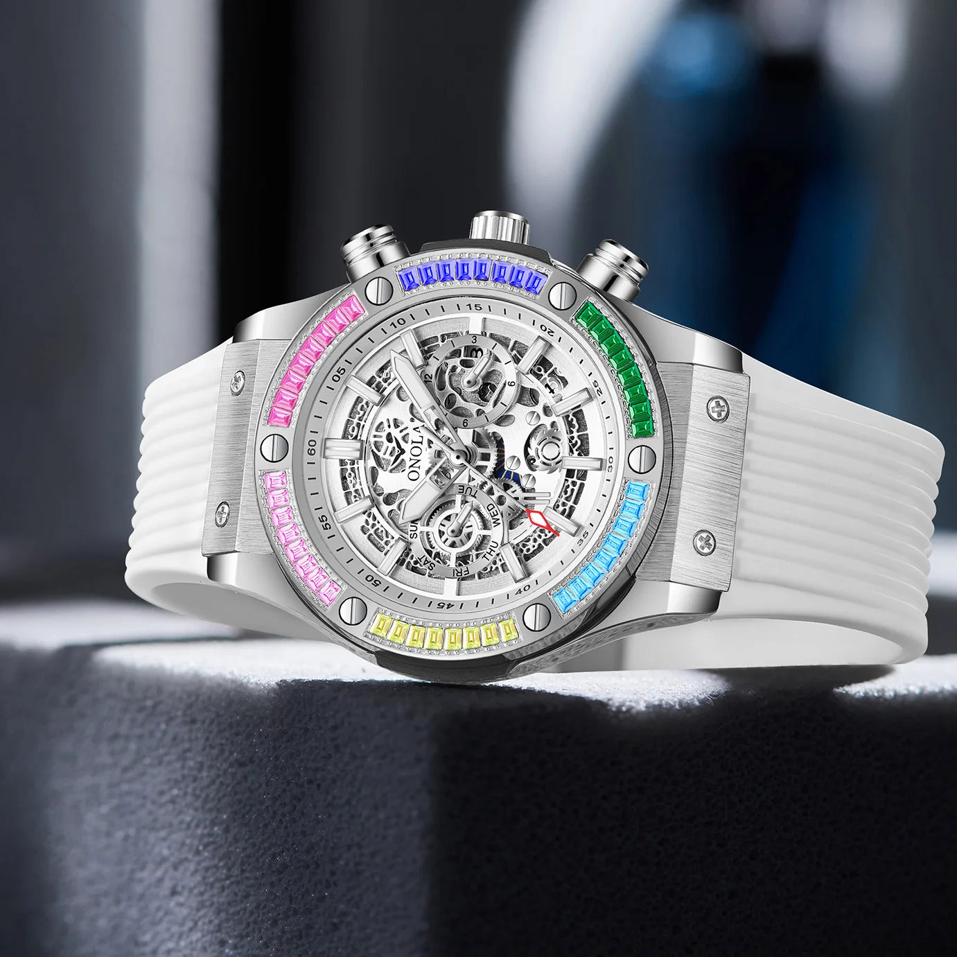 Luxury Mechanical Watch Men Waterproof Luminous Sports Design
