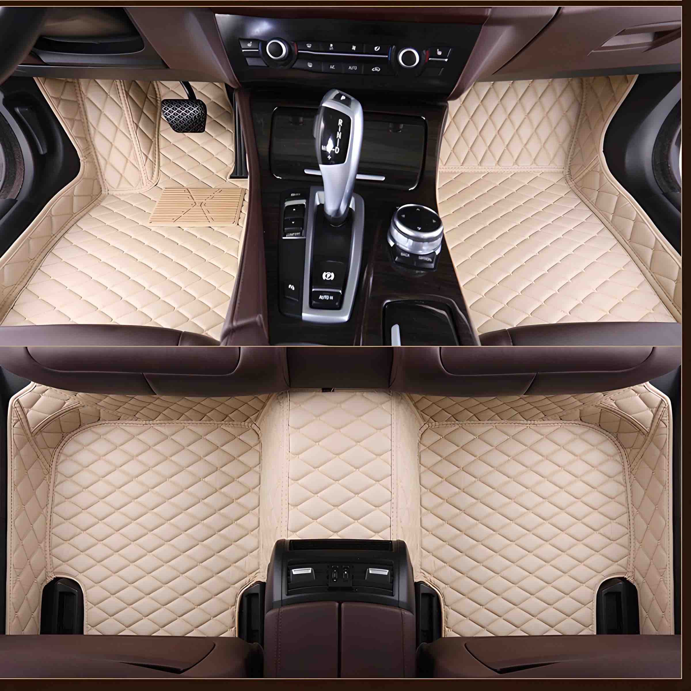 Premium Custom Luxury Car Floor Mats – Waterproof, Full Set for All Car Models