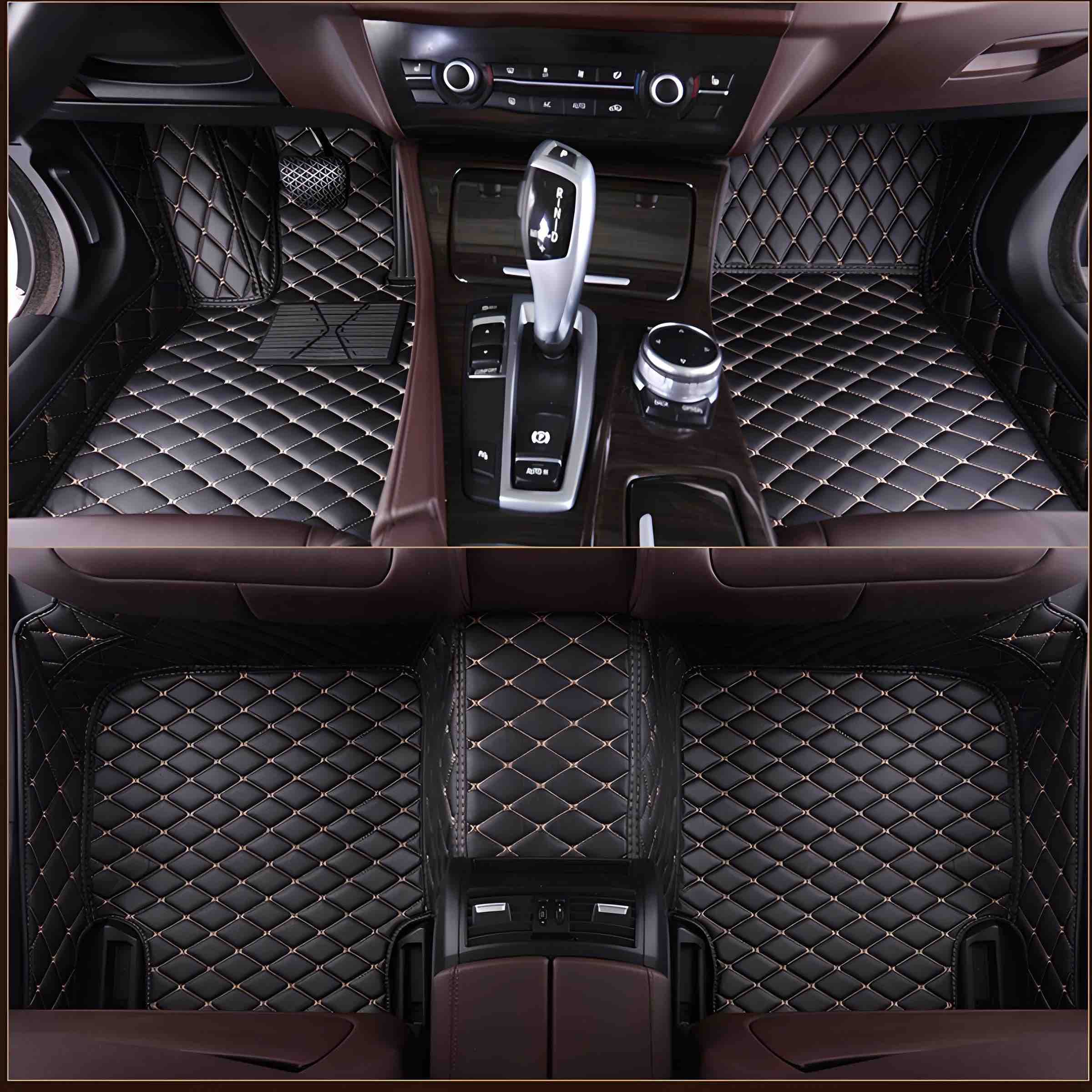 Premium Custom Luxury Car Floor Mats – Waterproof, Full Set for All Car Models