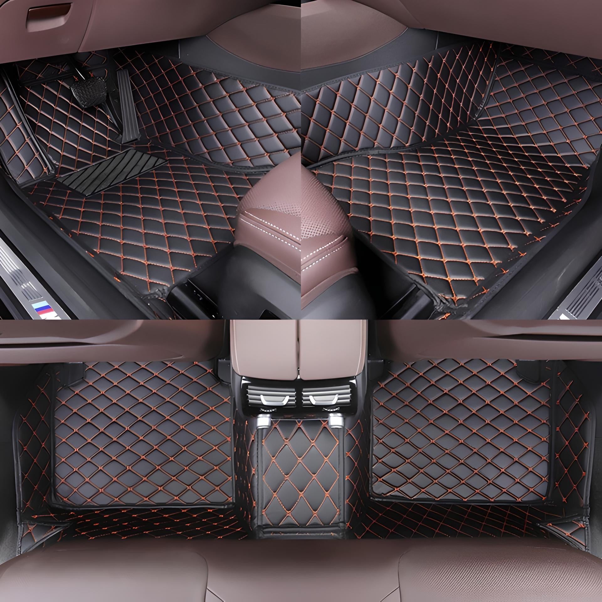 Premium Custom Luxury Car Floor Mats – Waterproof, Full Set for All Car Models