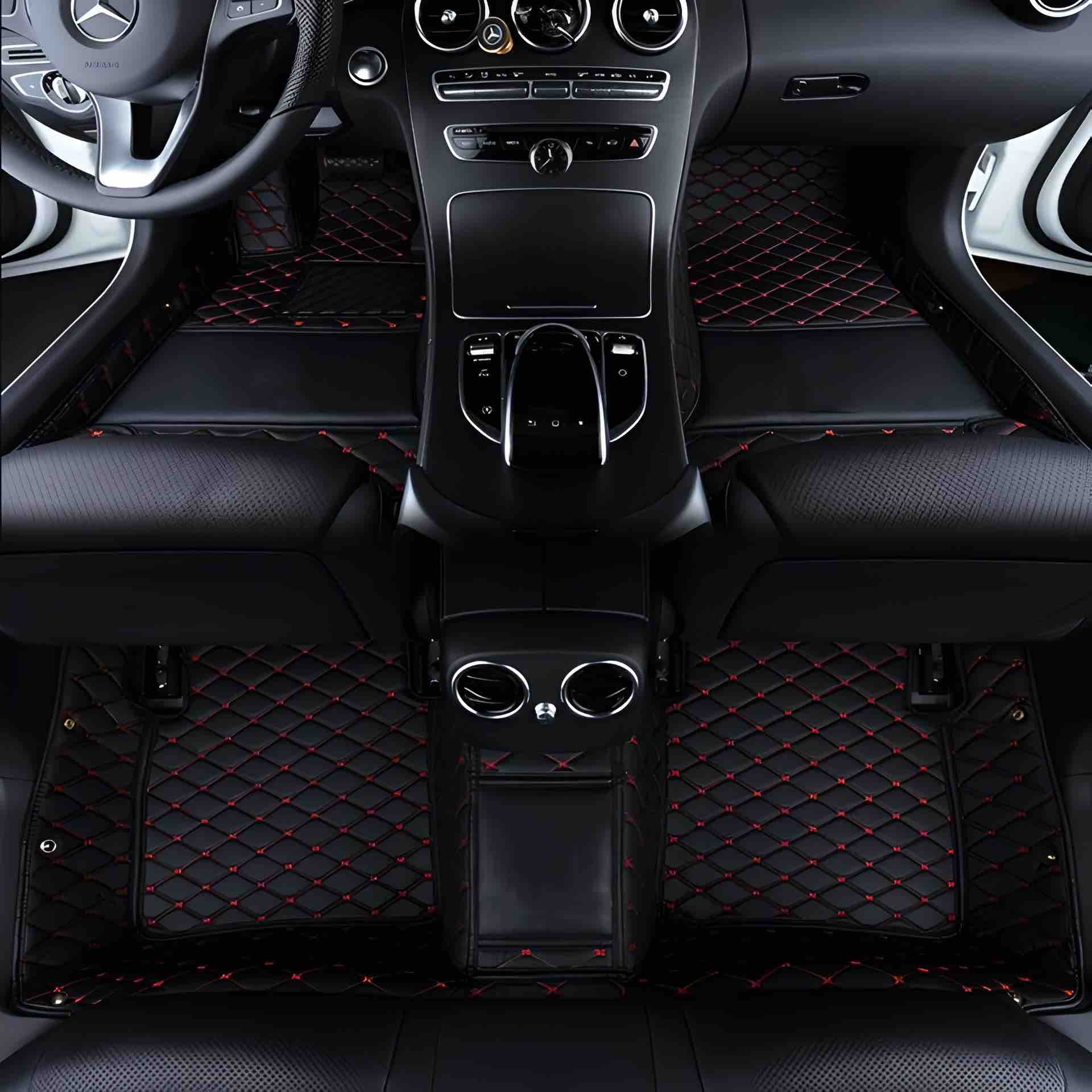 Premium Custom Luxury Car Floor Mats – Waterproof, Full Set for All Car Models