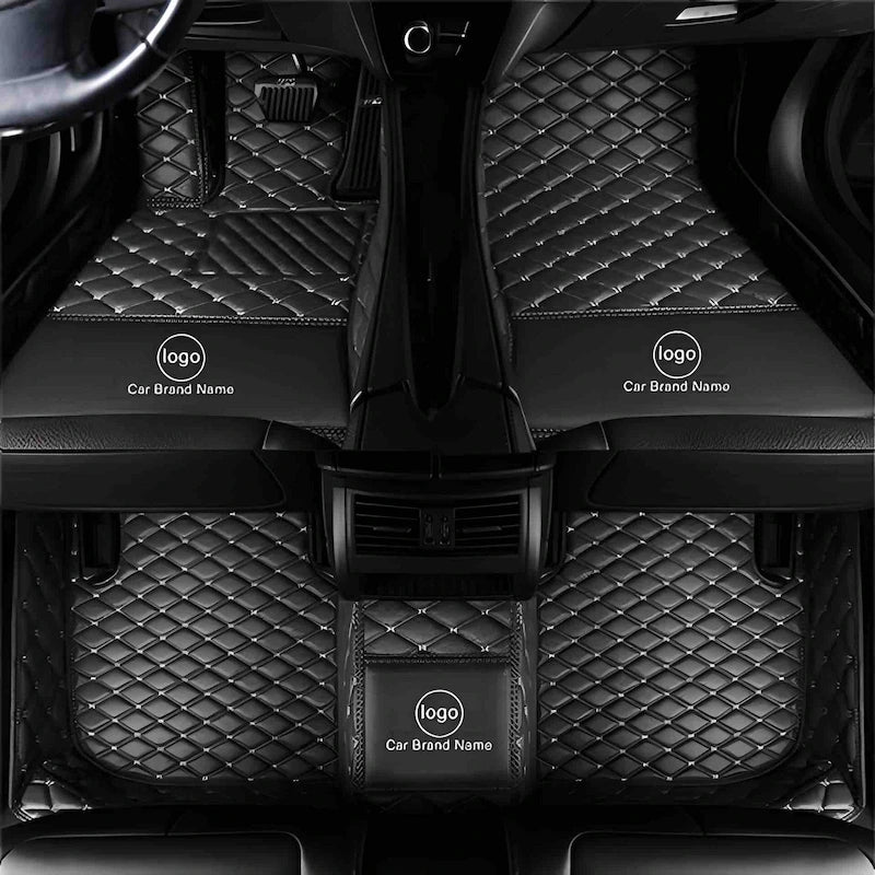 Premium Custom Luxury Car Floor Mats – Waterproof, Full Set for All Car Models - COOLCrown Store
