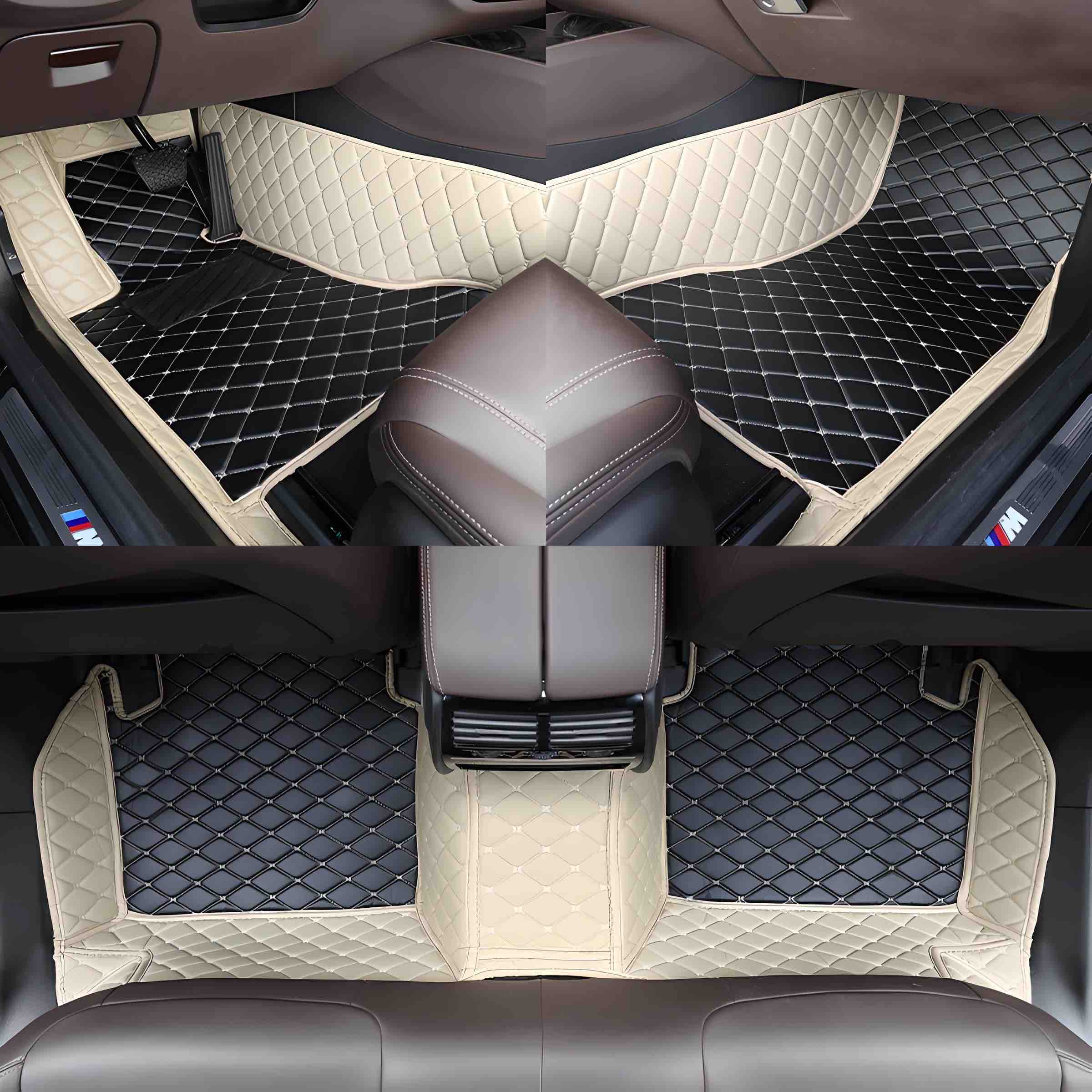 Custom Car Floor Mats - Double Colour