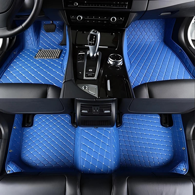 Premium Custom Luxury Car Floor Mats – Waterproof, Full Set for All Car Models - COOLCrown Store