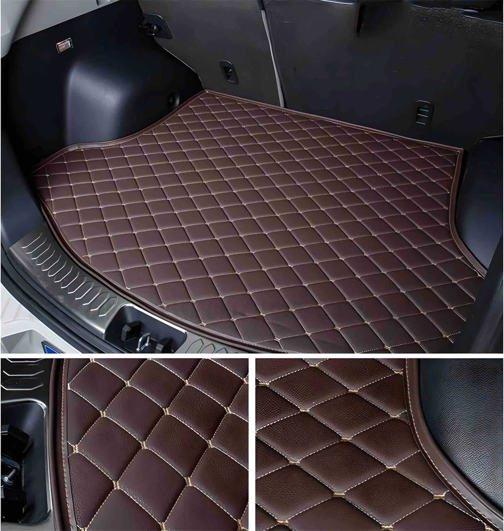 Premium Custom Luxury Car Floor Mats – Waterproof, Full Set for All Car Models