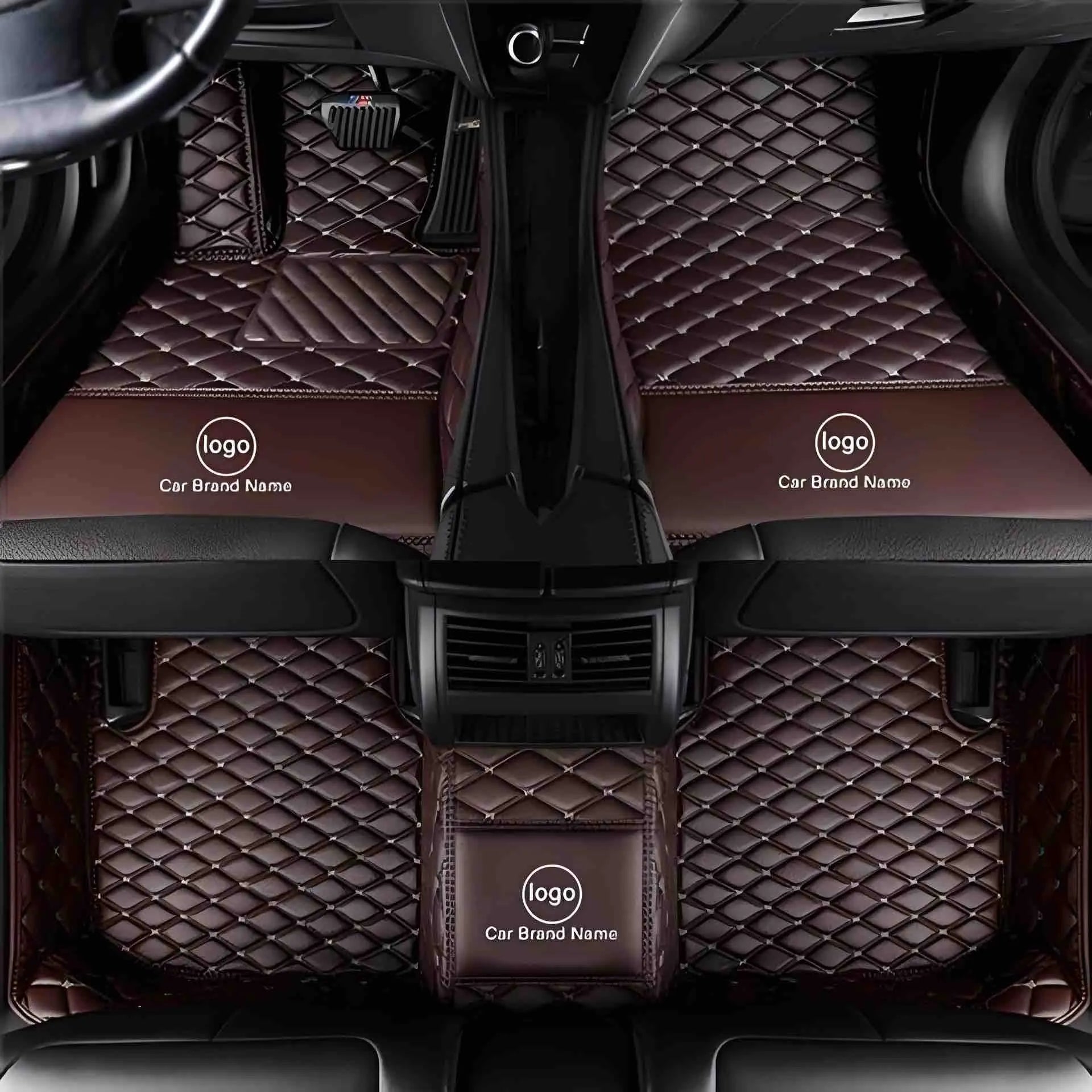 Premium Custom Luxury Car Floor Mats – Waterproof, Full Set for All Car Models