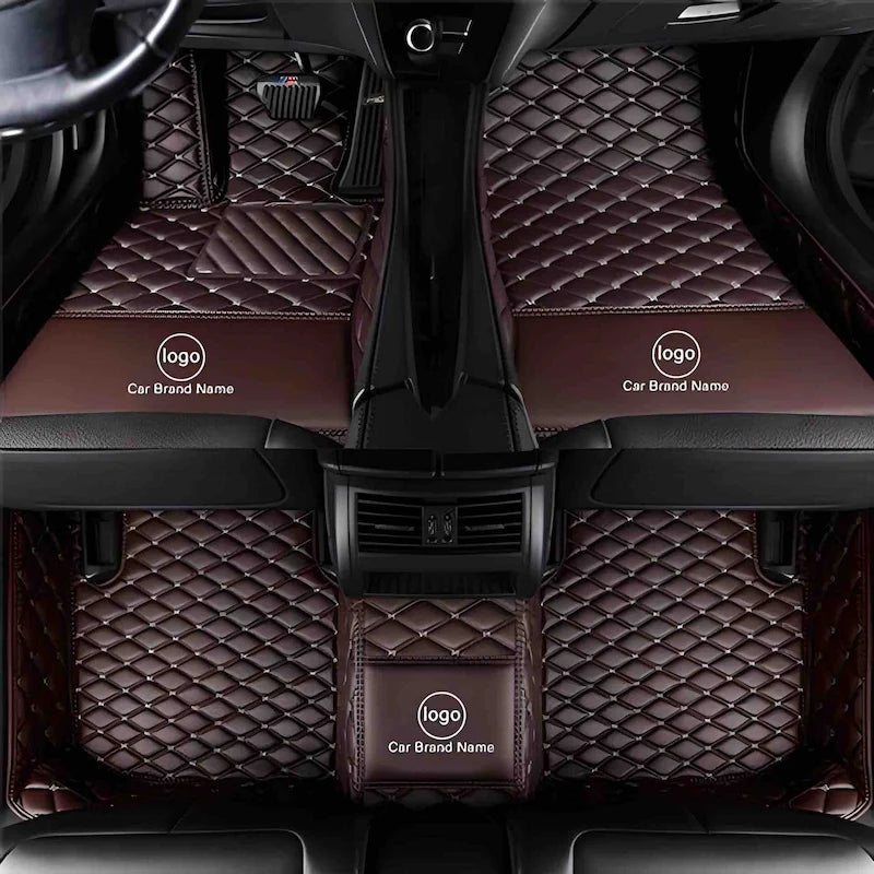 Premium Custom Luxury Car Floor Mats – Waterproof, Full Set for All Car Models - COOLCrown Store