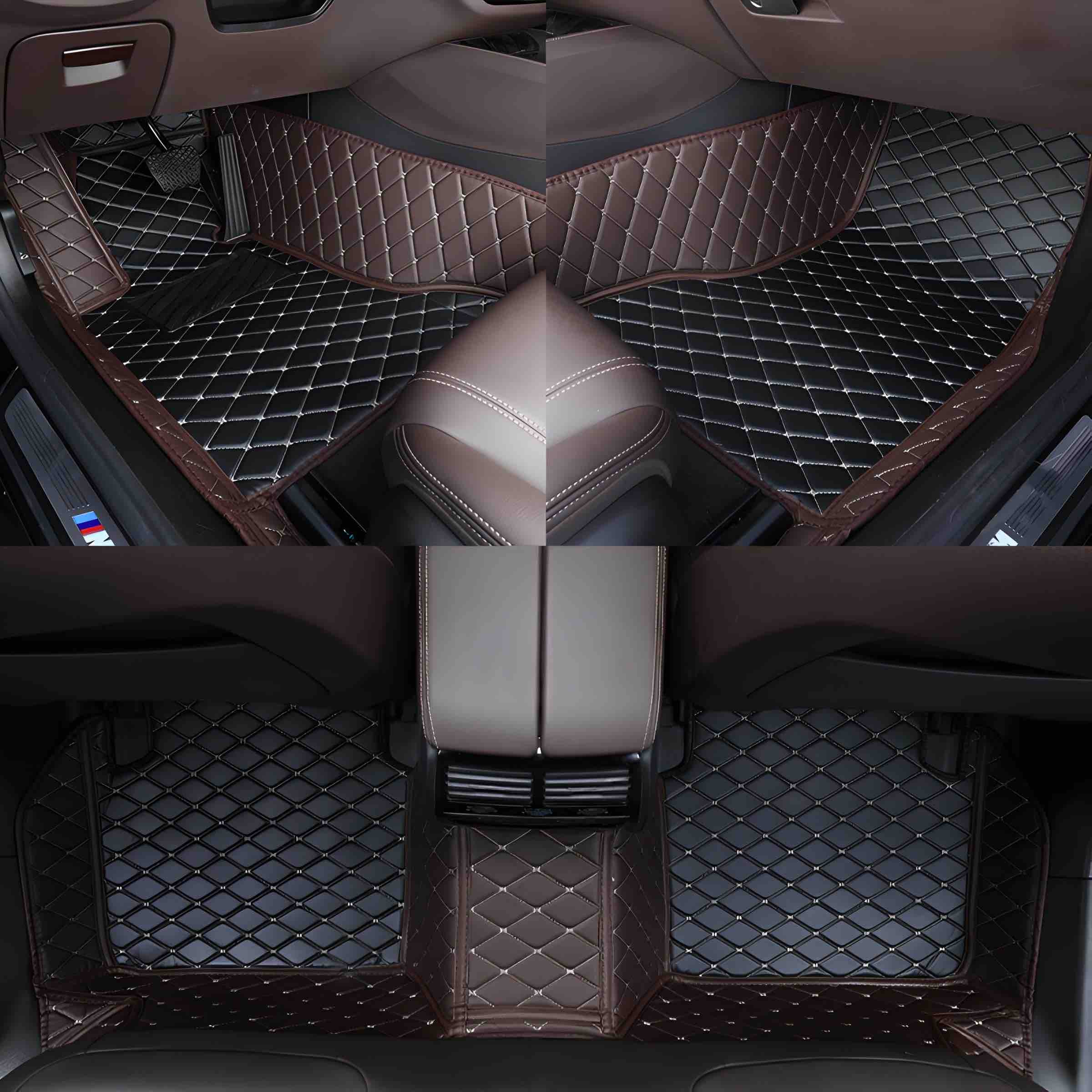 Custom Car Floor Mats - Double Colour