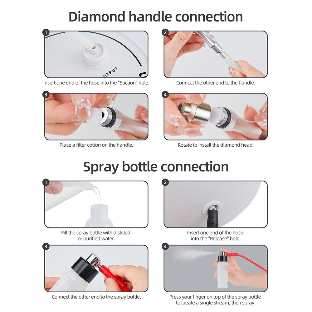 Vacuum Diamond Tip Microdermabrasion Machine - COOLCrown Store