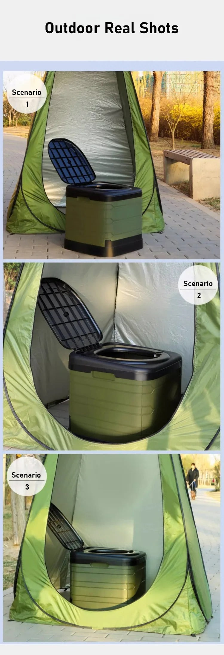 Autcarible Portable Toilet Folding Seat - COOLCrown Store
