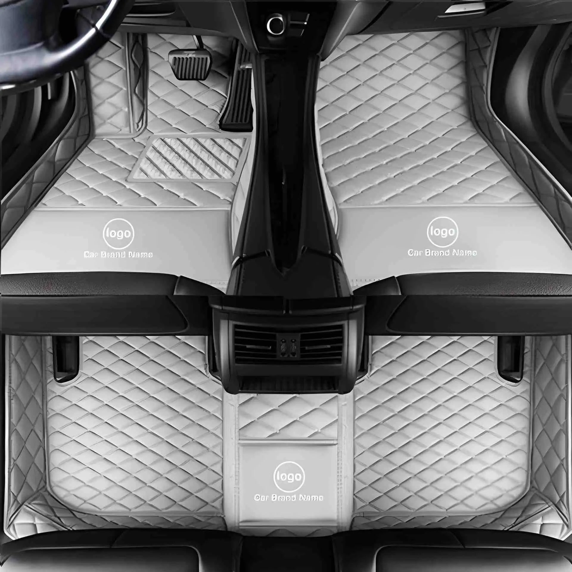 Premium Custom Luxury Car Floor Mats – Waterproof, Full Set for All Car Models