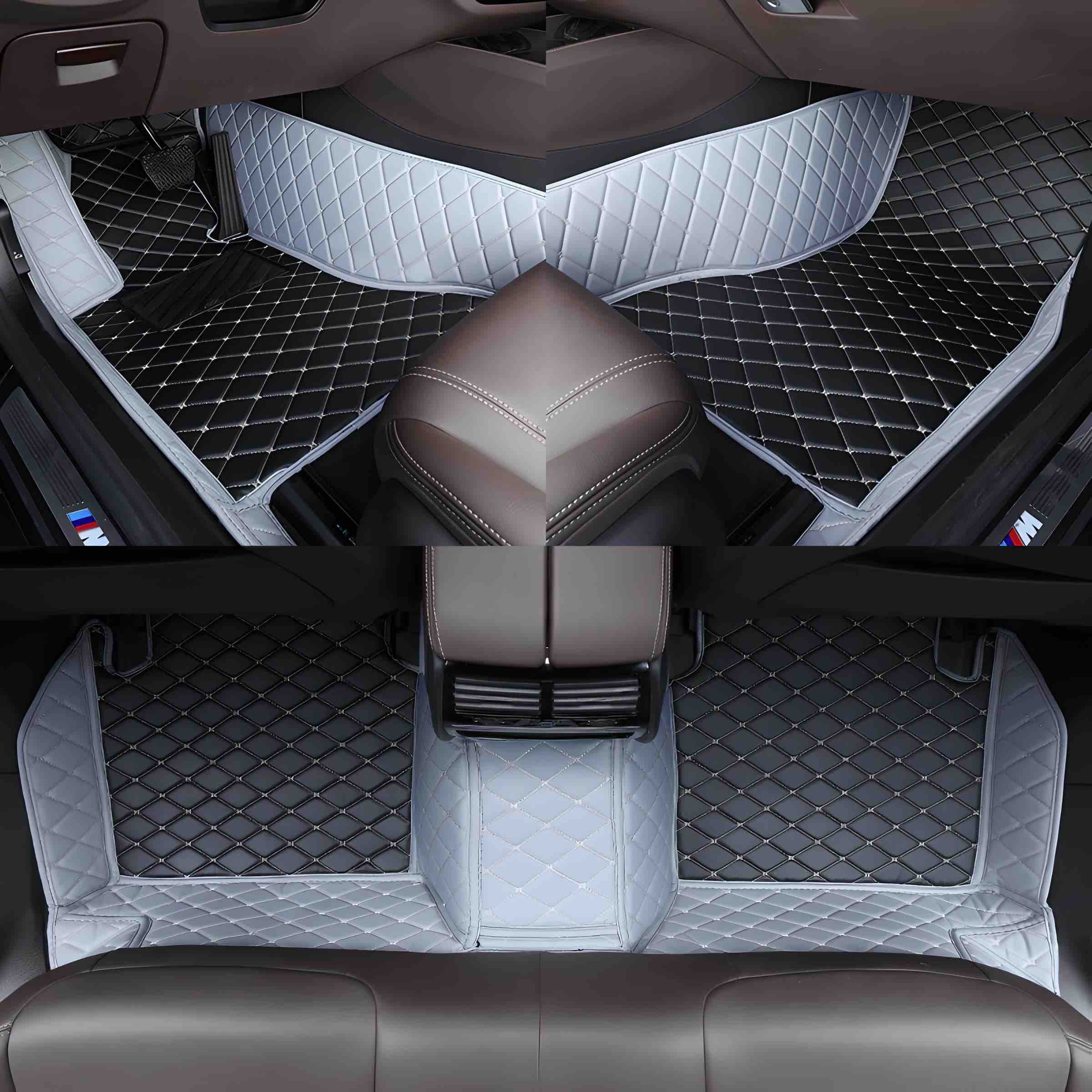 Custom Car Floor Mats - Double Colour