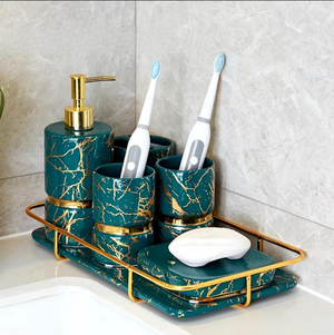 Nordic Ceramic Bathroom Storage Accessories