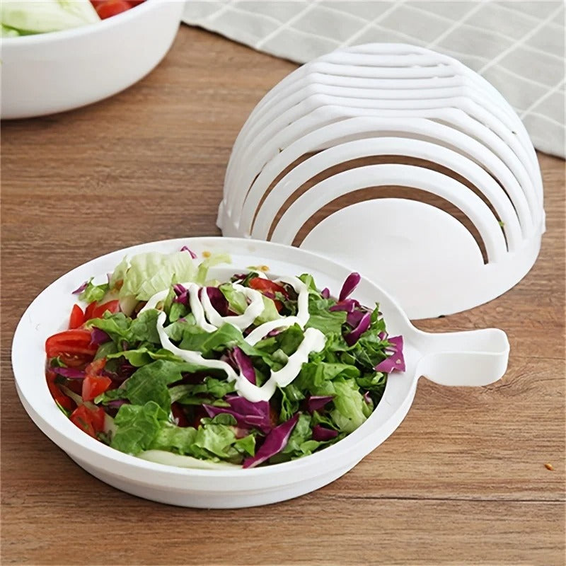 60 Seconds Salad Cutting Slicer Bowl