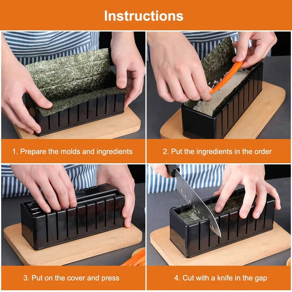 Sushi Maker - 8 shapes Tool Set - COOLCrown Store