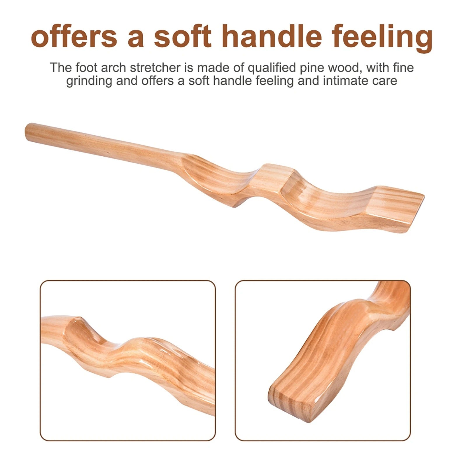 Wooden Ballet Foot Stretcher Arch Enhancer with Elastic Band - COOLCrown Store