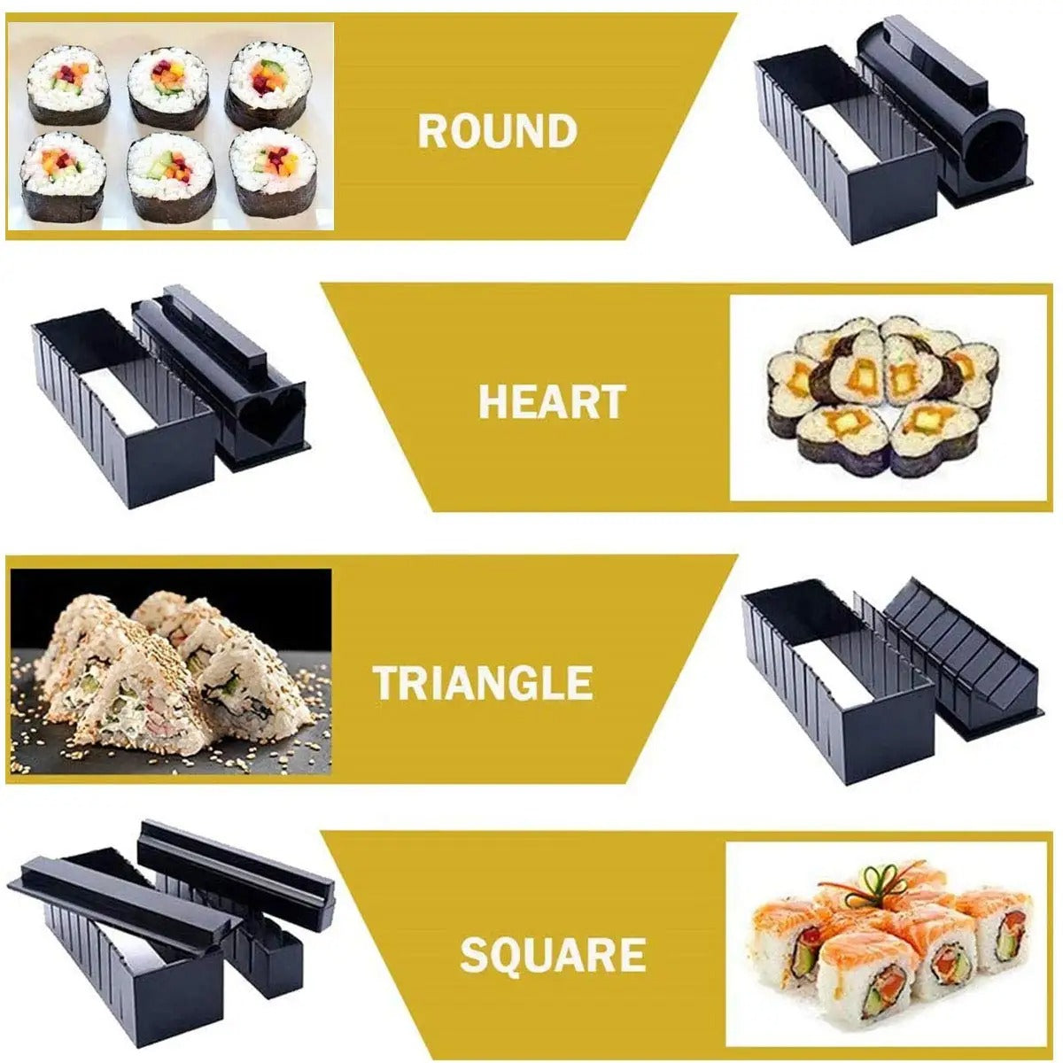 Sushi Maker - 8 shapes Tool Set - COOLCrown Store