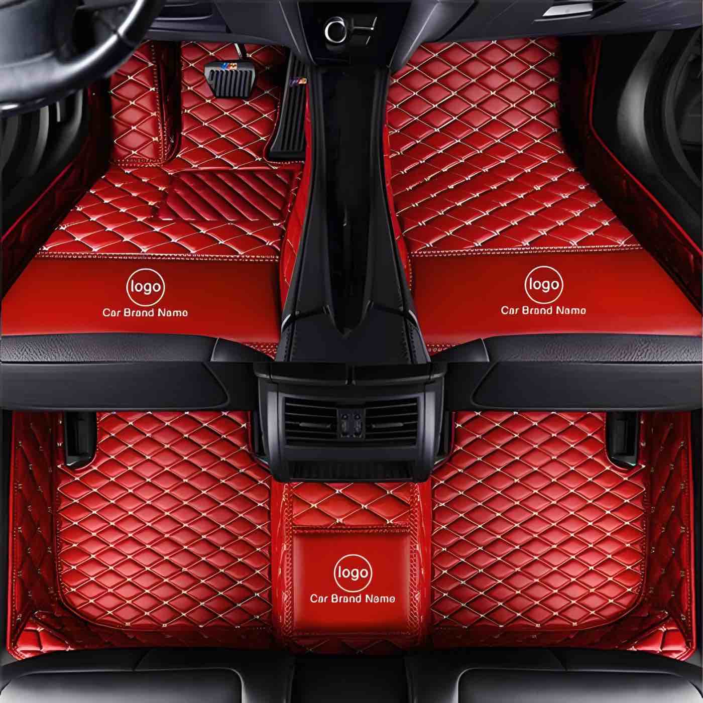 Premium Custom Luxury Car Floor Mats – Waterproof, Full Set for All Car Models