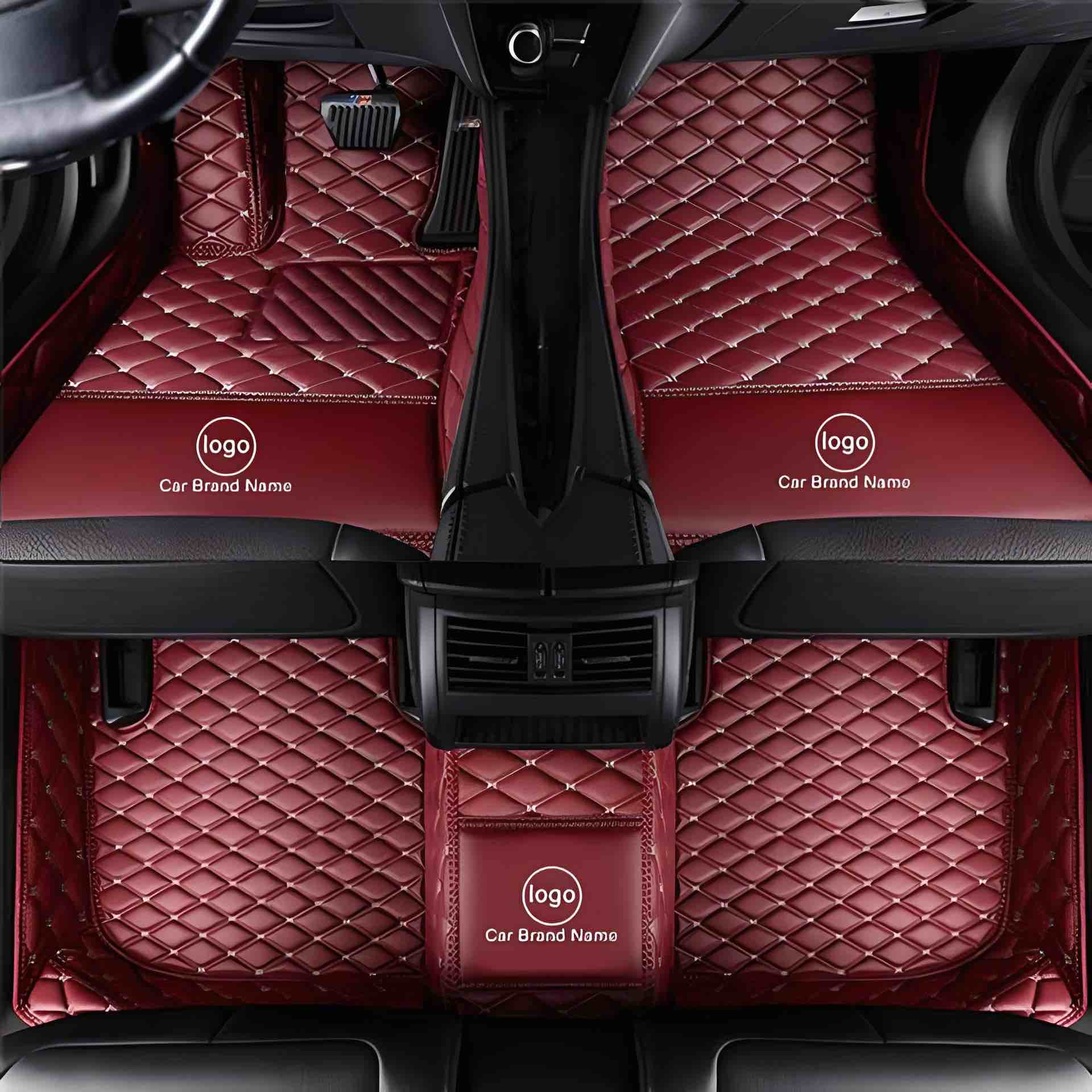 Premium Custom Luxury Car Floor Mats – Waterproof, Full Set for All Car Models