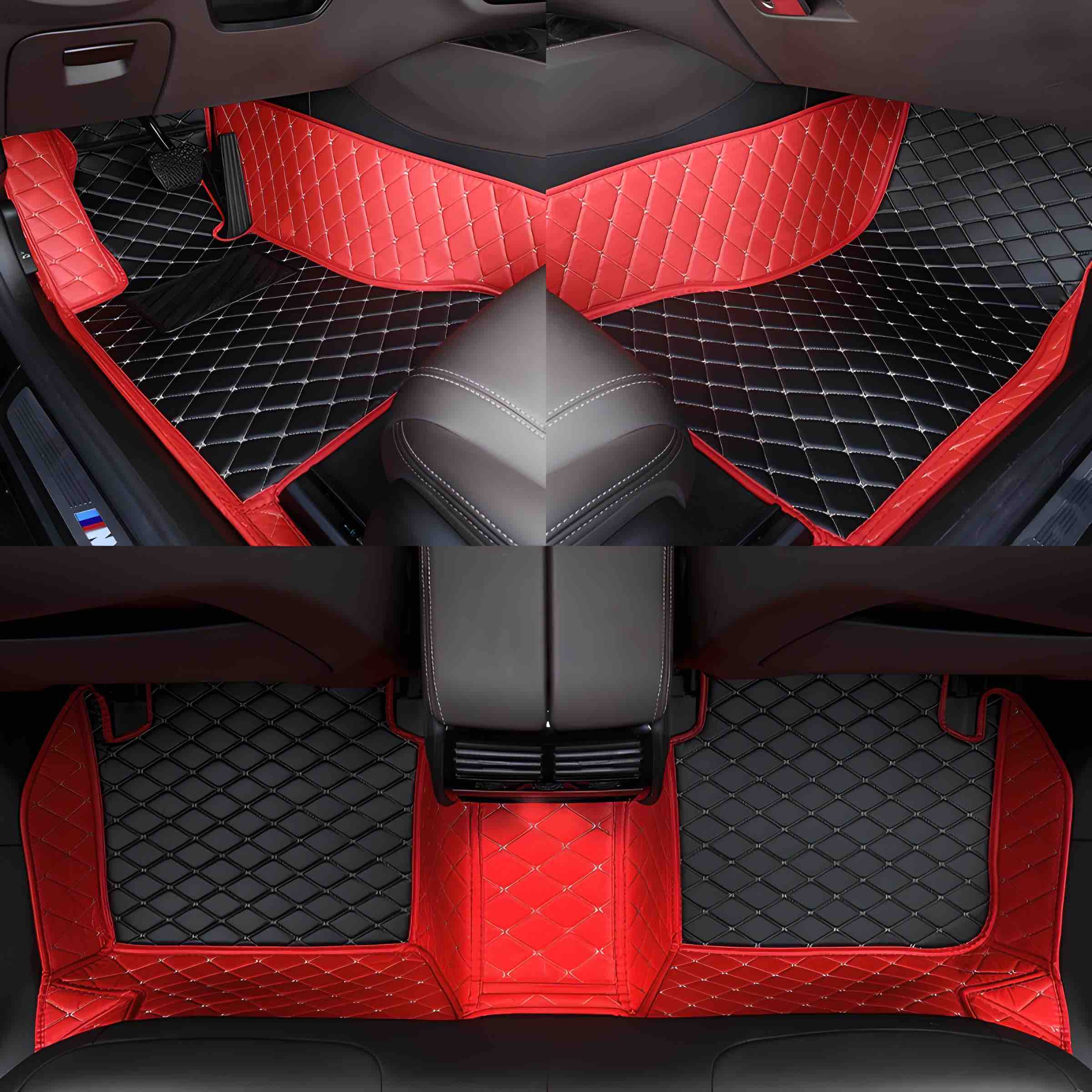 Custom Car Floor Mats - Double Colour
