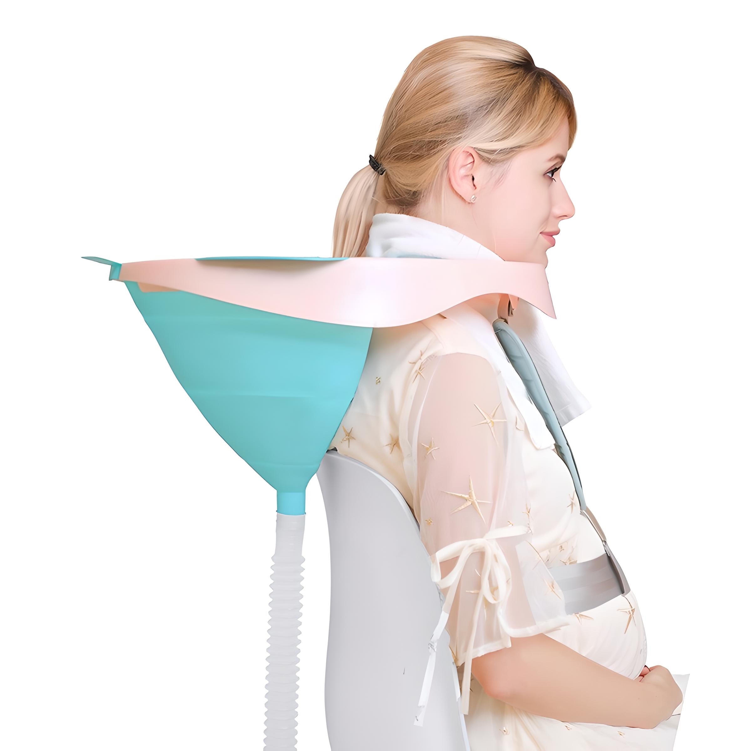 Foldable Portable Maternity Shampoo Sink with Hose – Easy Hair Washing - COOLCrown Store