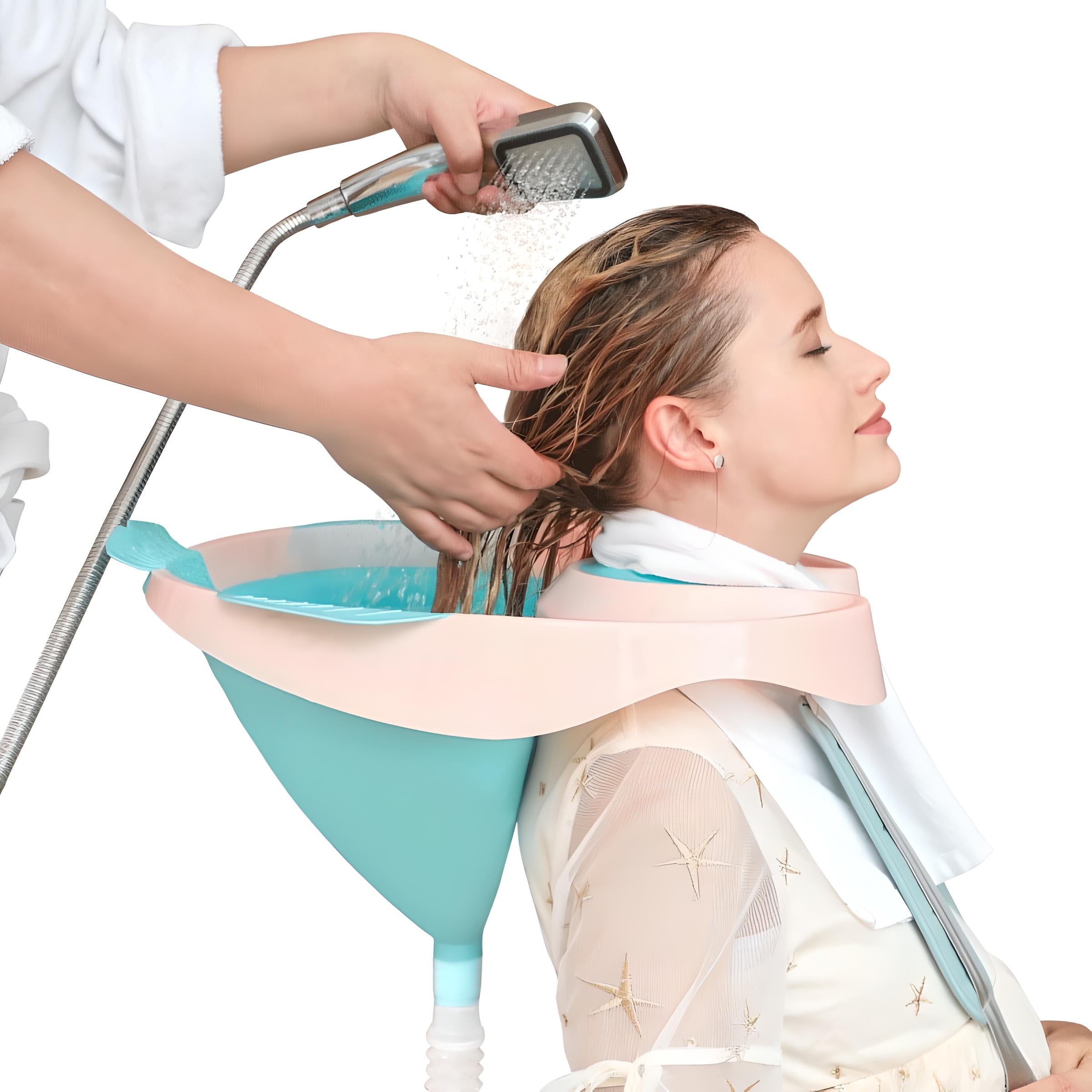 Foldable Portable Maternity Shampoo Sink with Hose – Easy Hair Washing - COOLCrown Store