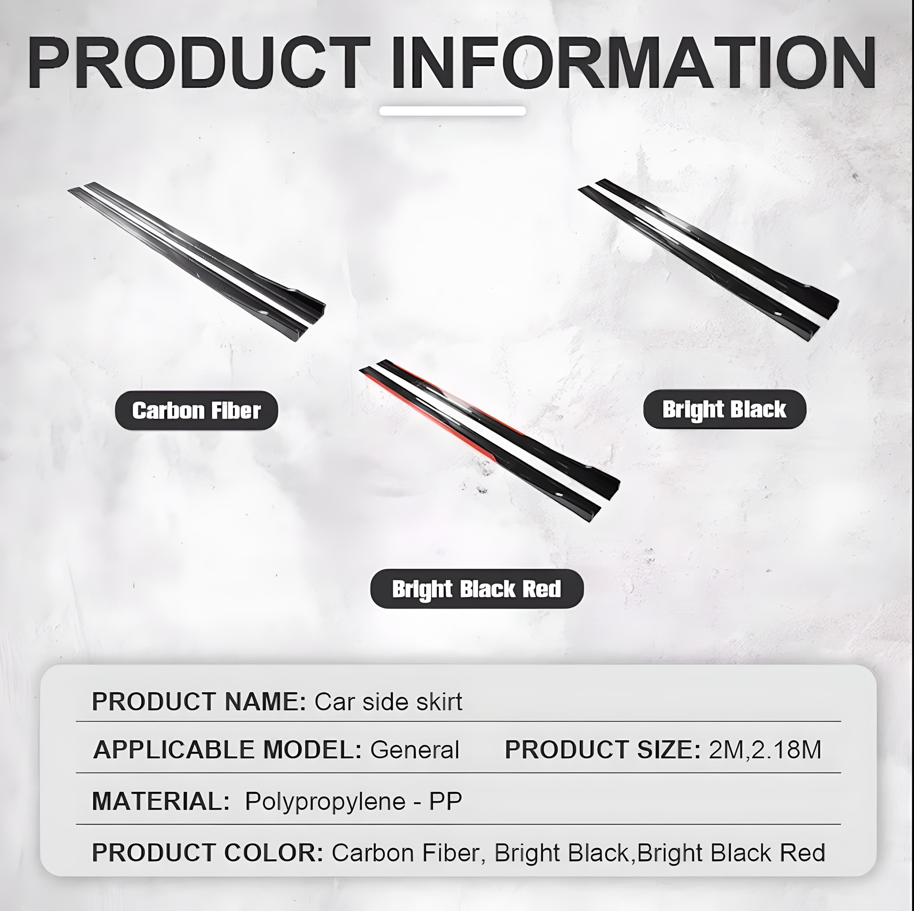 Universal Side Skirt Extension - COOLCrown Store