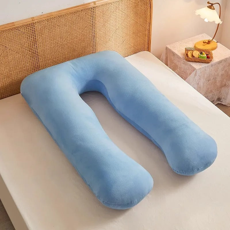 U-Shaped Pregnancy Pillow – Full Body Maternity Support for Back & Belly Sleep - COOLCrown Store