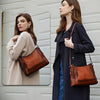 Vintage Genuine Leather Crossbody Bag for Women – Shoulder & Satchel