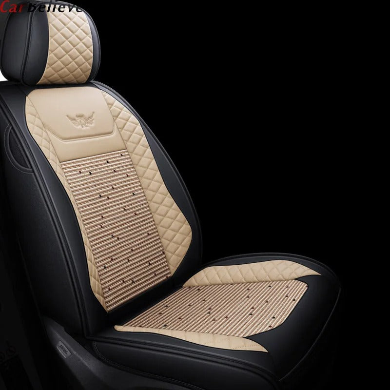 Leather Car Seat Cover - COOLCrown Store