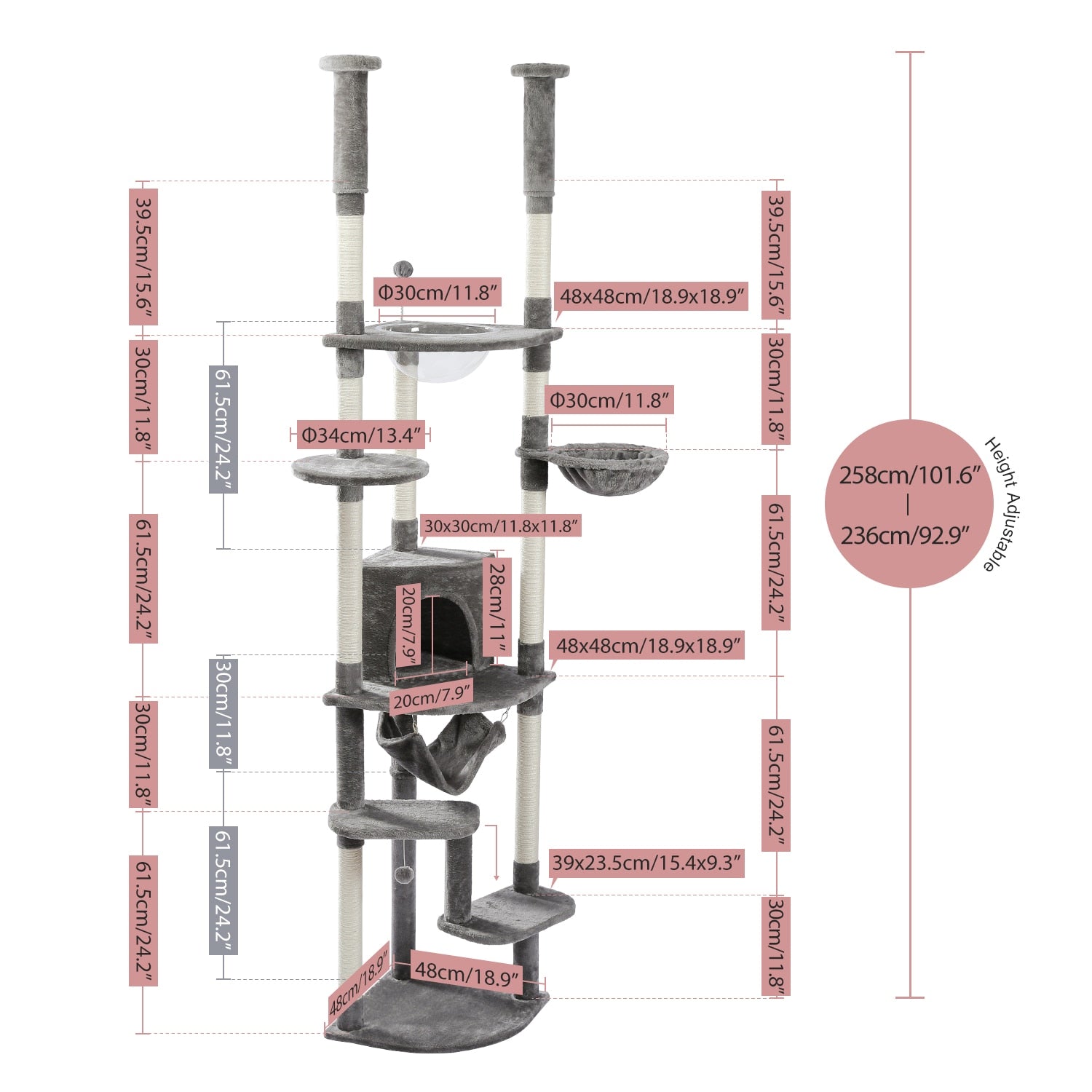 Multi-Level Cat Tower - COOLCrown Store