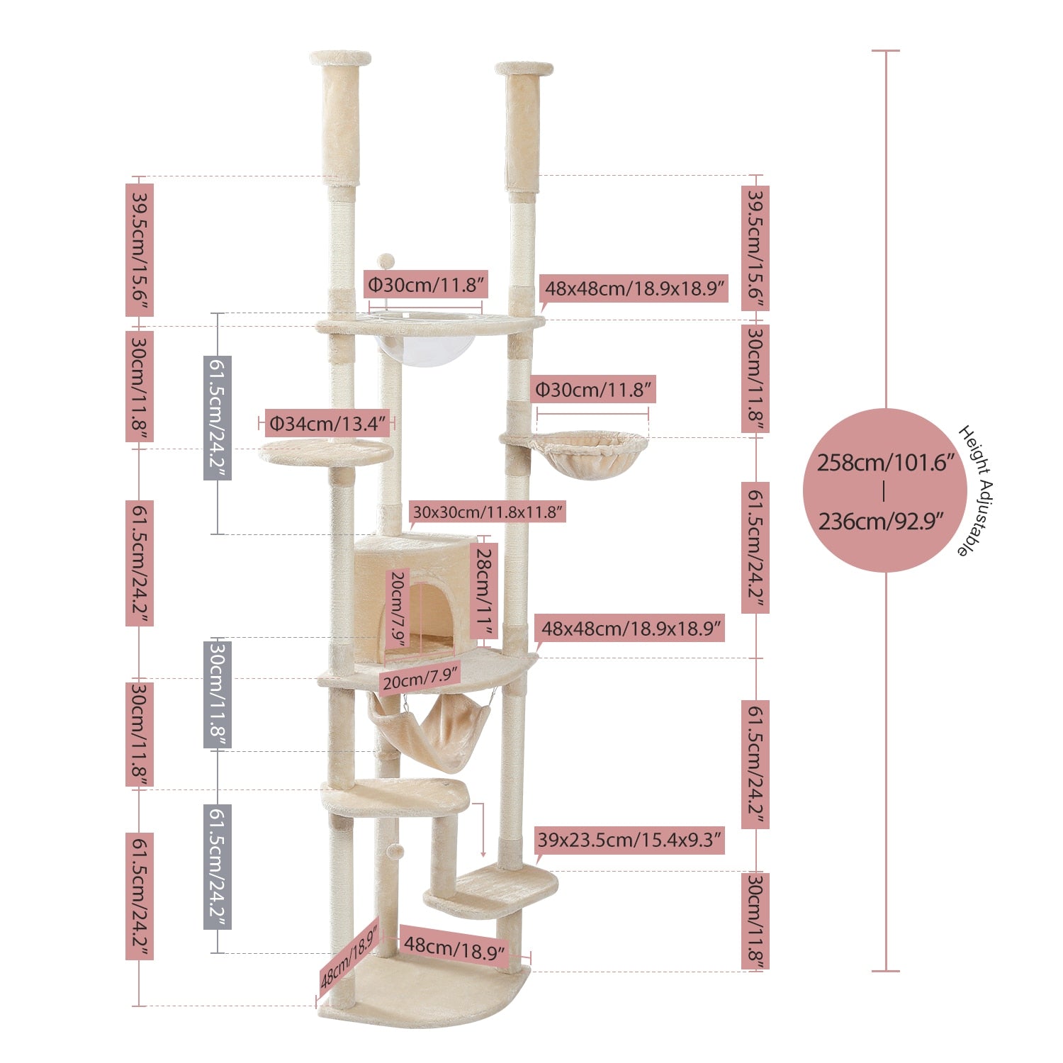 Multi-Level Cat Tower - COOLCrown Store